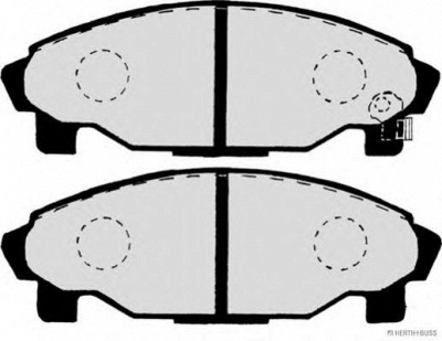 HERTH BUSS JAKOPARTS j3606011 -  Комплект тормозных колодок, дисковый тормоз